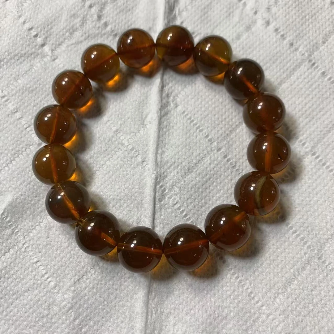 天然缅甸琥珀手串