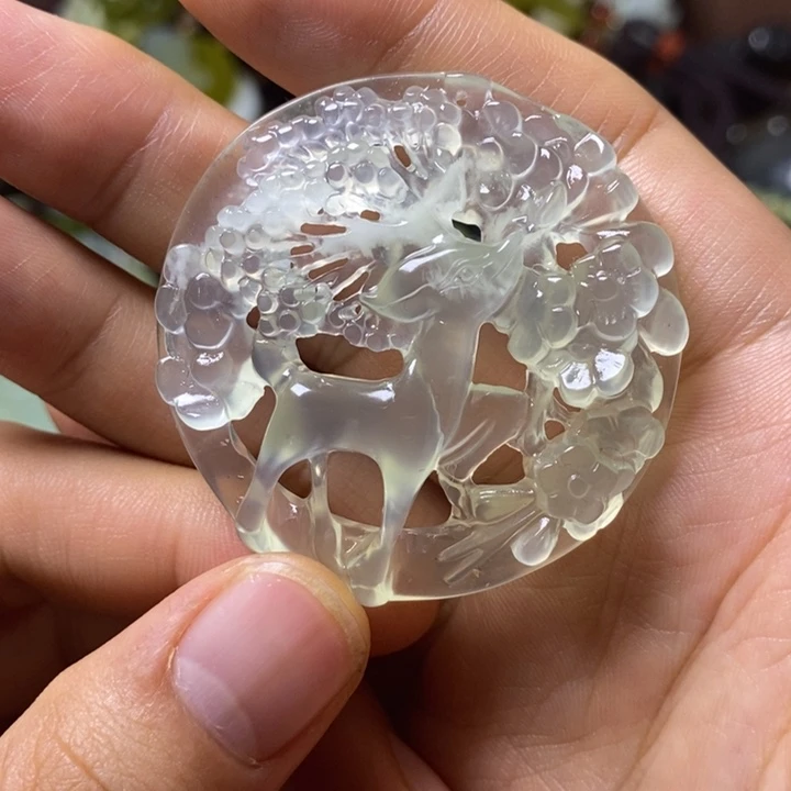 岫玉岫玉颈饰未镶嵌