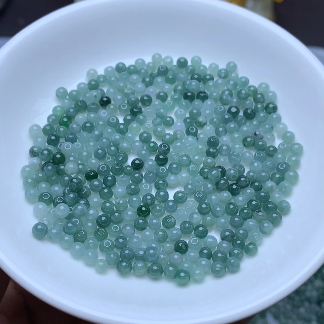 【闪购商品】翡翠手链未镶嵌卡3.5冰蓝水100个