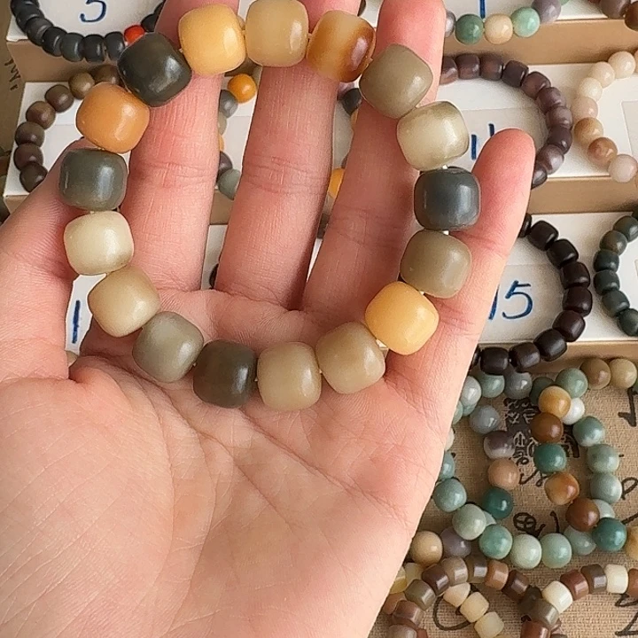 手串菩提根/象牙果卡13水磨汉堡