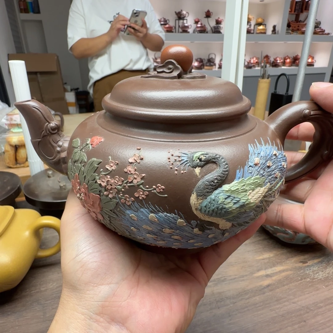 蓝***原茶杯紫砂宜兴紫砂壶