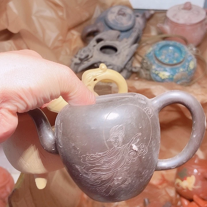 紫砂茶杯宜兴紫砂手工制作