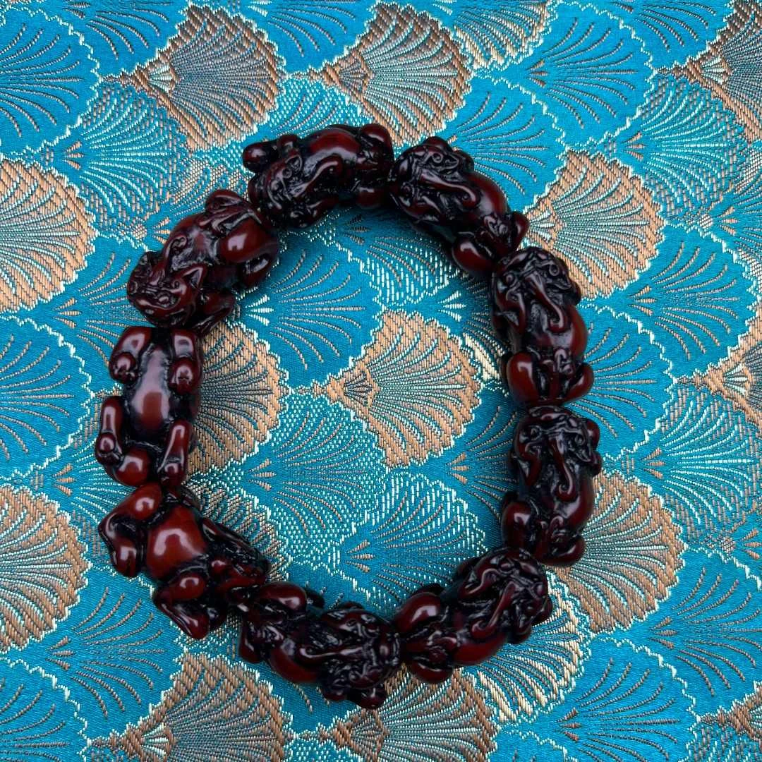 【器物炎灵 】黑色貔貅9手串（不带礼盒）