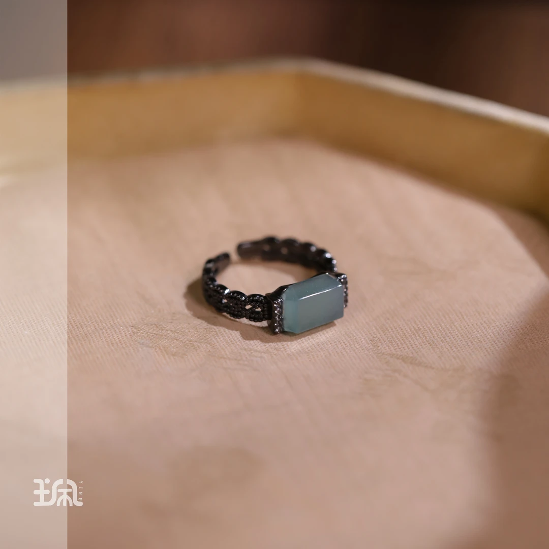 墨黛|翡翠*戒指*S925银镶嵌CYC25011508多样性发其一