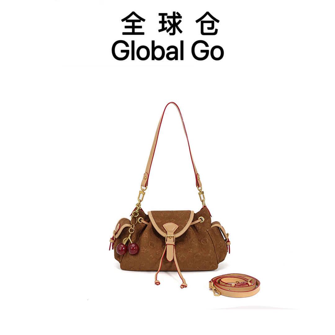 【全球仓Global Go】单根单肩斜跨包斜挎包饺子包腋下包#9053-3