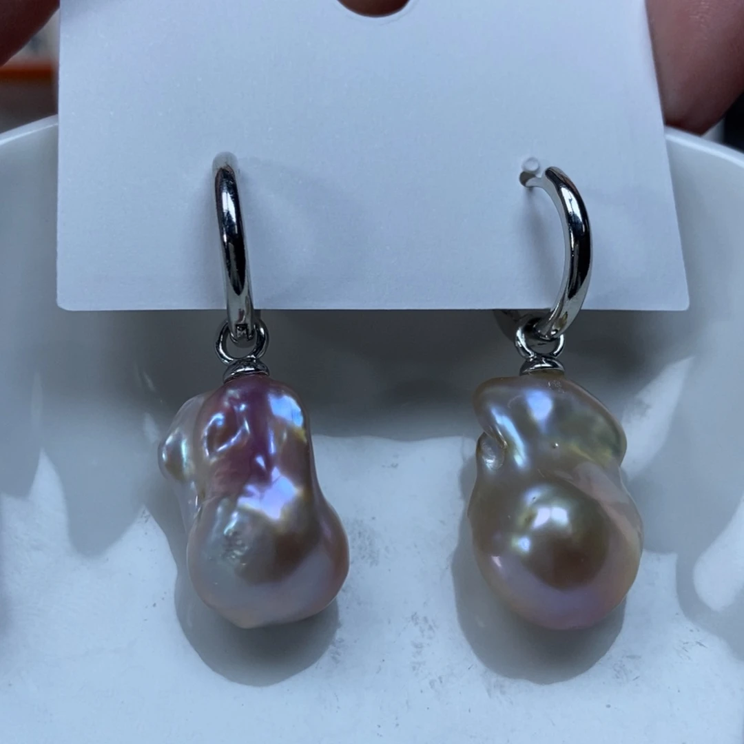 淡水珍珠耳环合金福利608