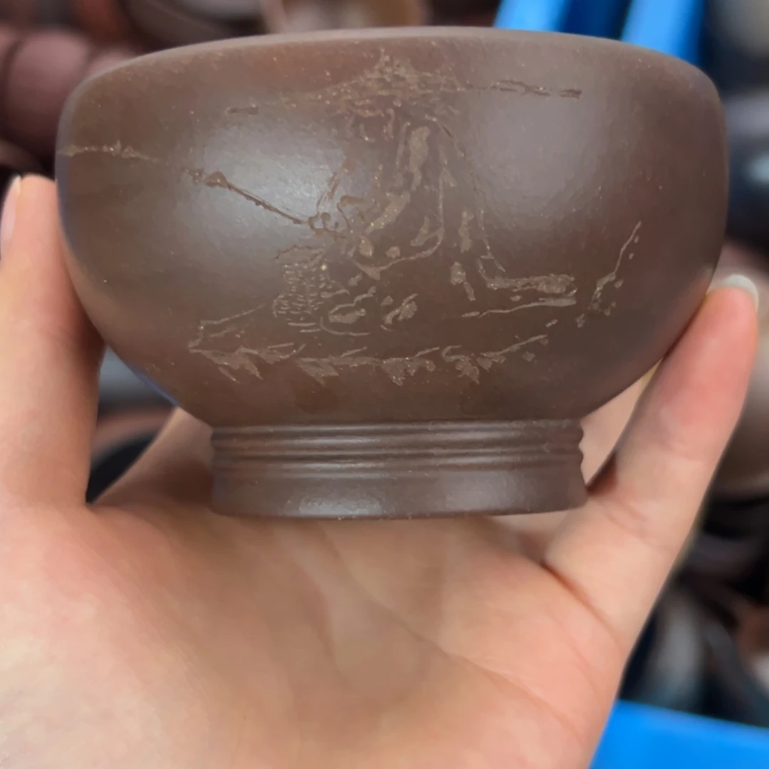 紫砂紫泥杯福利款