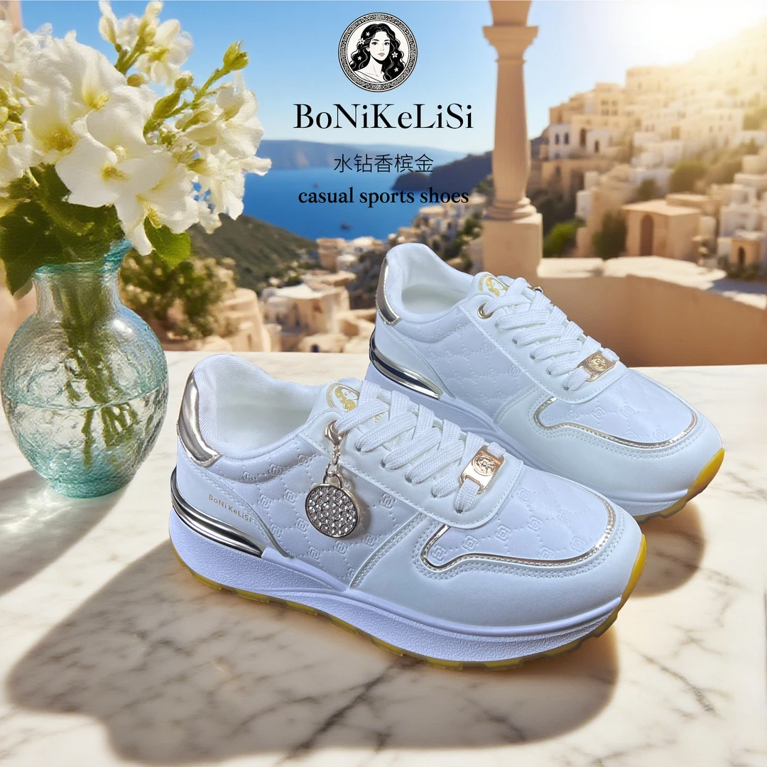 BoNiKeLiSi/意大利轻奢时尚百搭纳帕小软皮休闲运动鞋复古6603