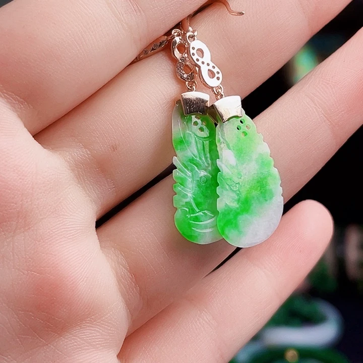 翡翠银S925镶嵌颈饰多样性