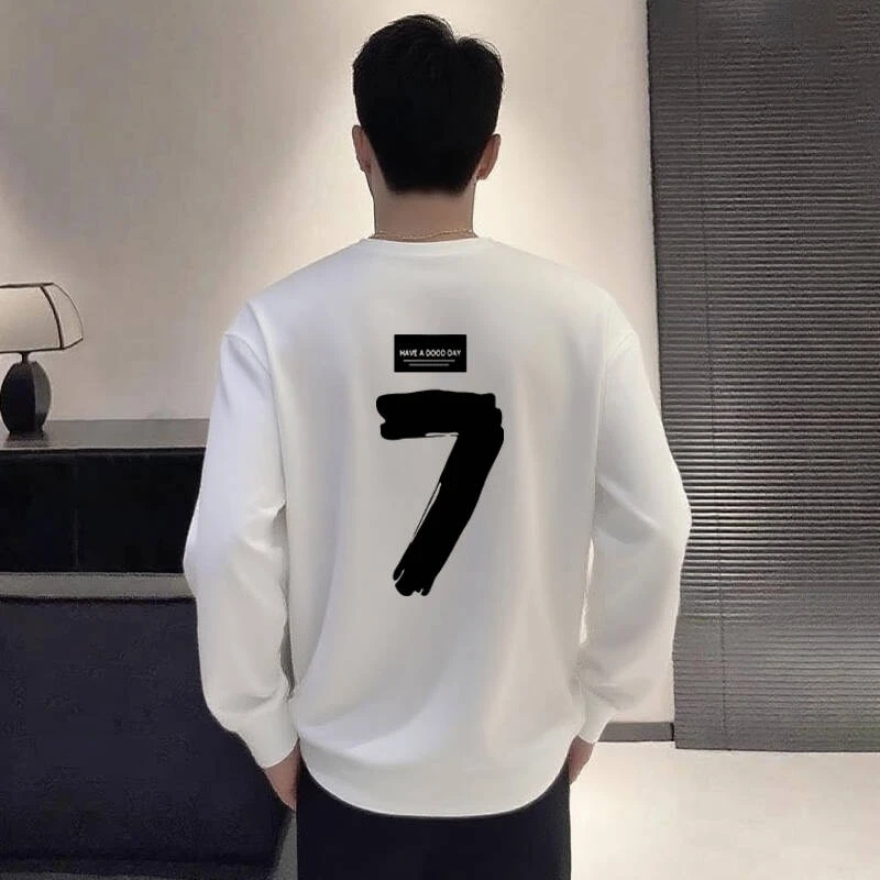 仓石一树长袖t恤男款爆款2025新款时尚加大打底衫男轻奢痞帅男装