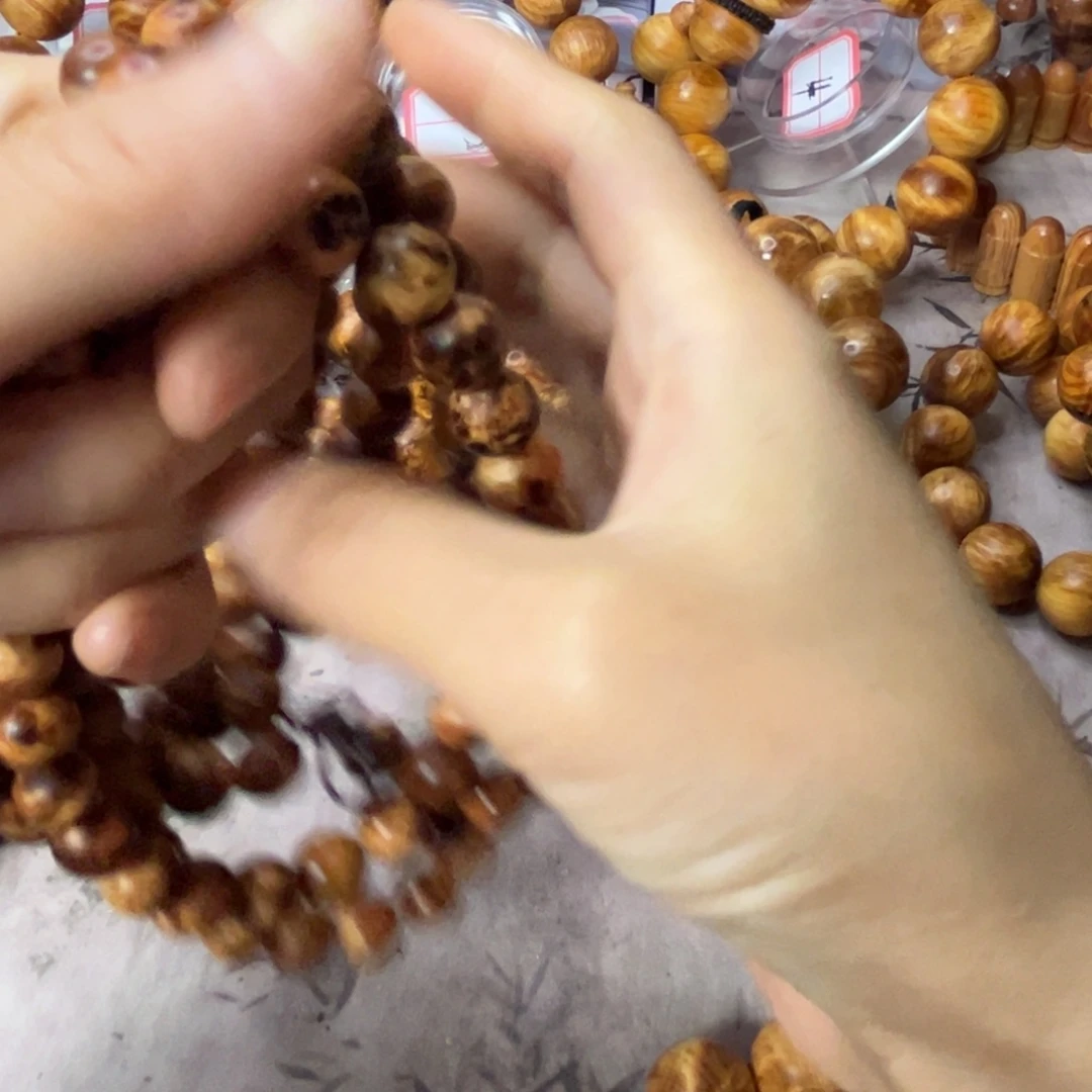 松木木雕款1.0花苞108