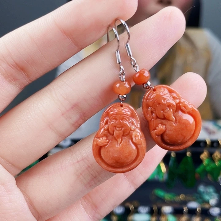 翡翠耳饰未镶嵌饰品