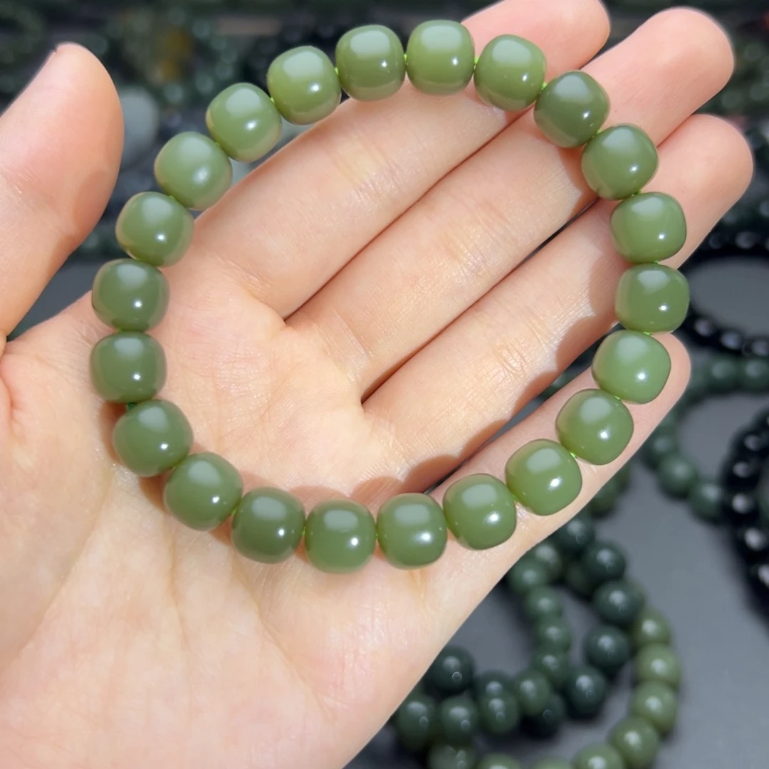 和田玉手链未镶嵌10