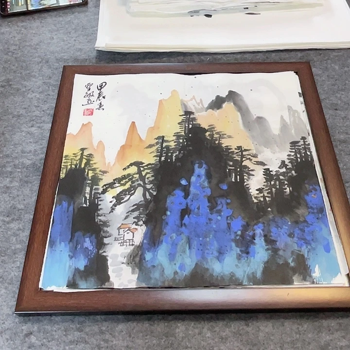 国画张圣敏先生纯手绘作品