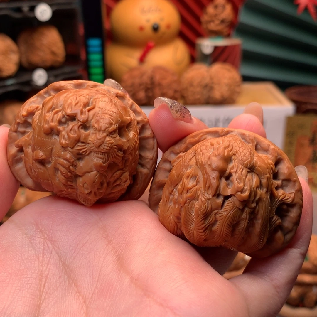 文玩核桃把件：玄阴四象