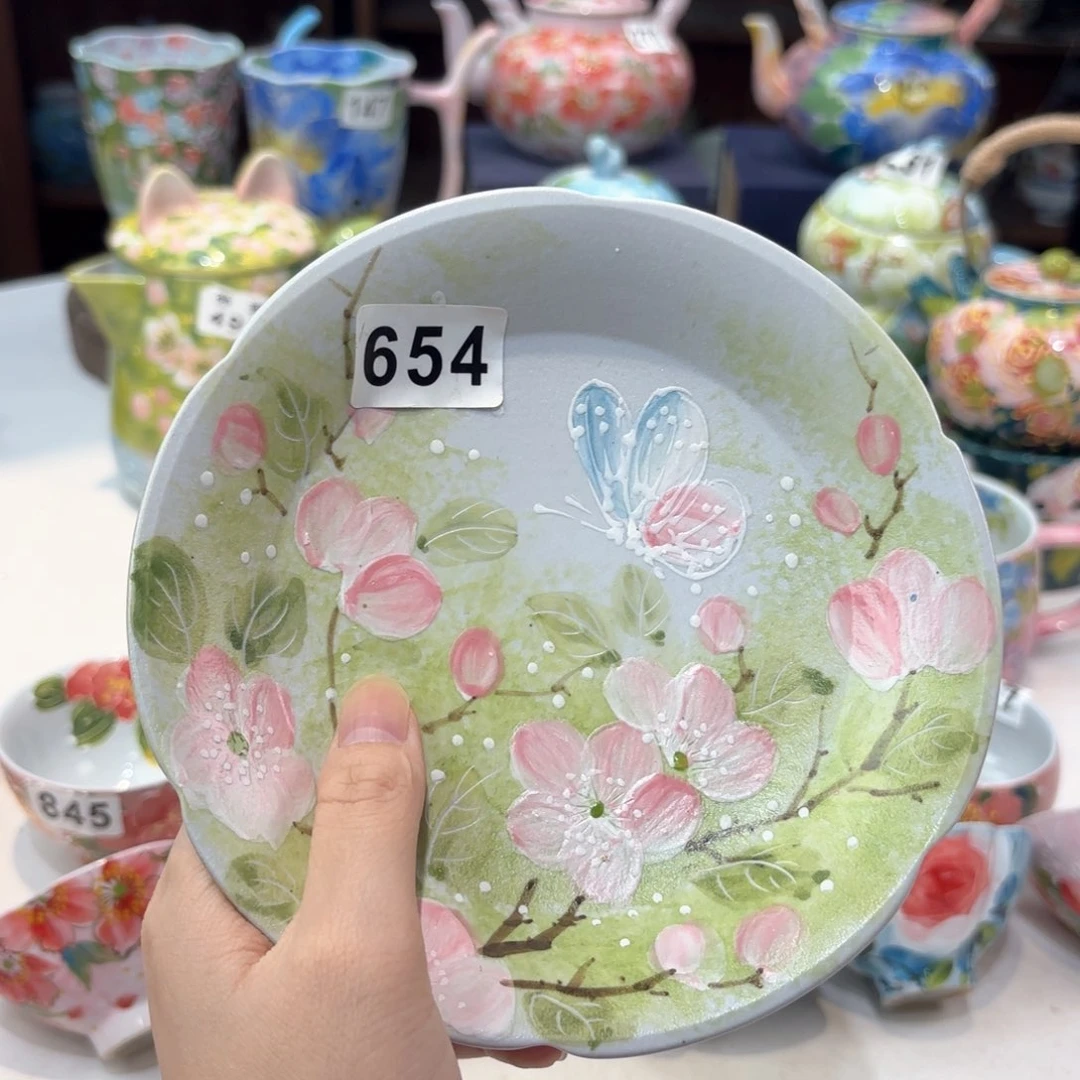 景德镇手绘高温釉下彩陶瓷茶具