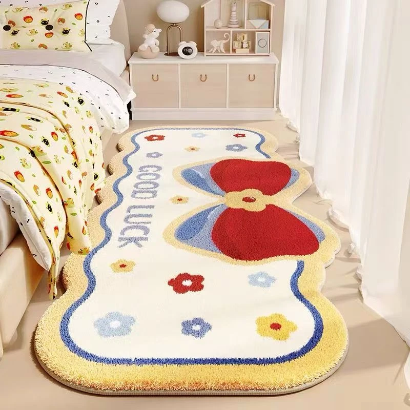 好梦系列 ins风简约仿羊绒床边阳台衣帽间地毯地垫隔凉防潮