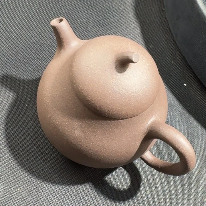 紫砂茶壶紫泥茄瓜200cc无添加