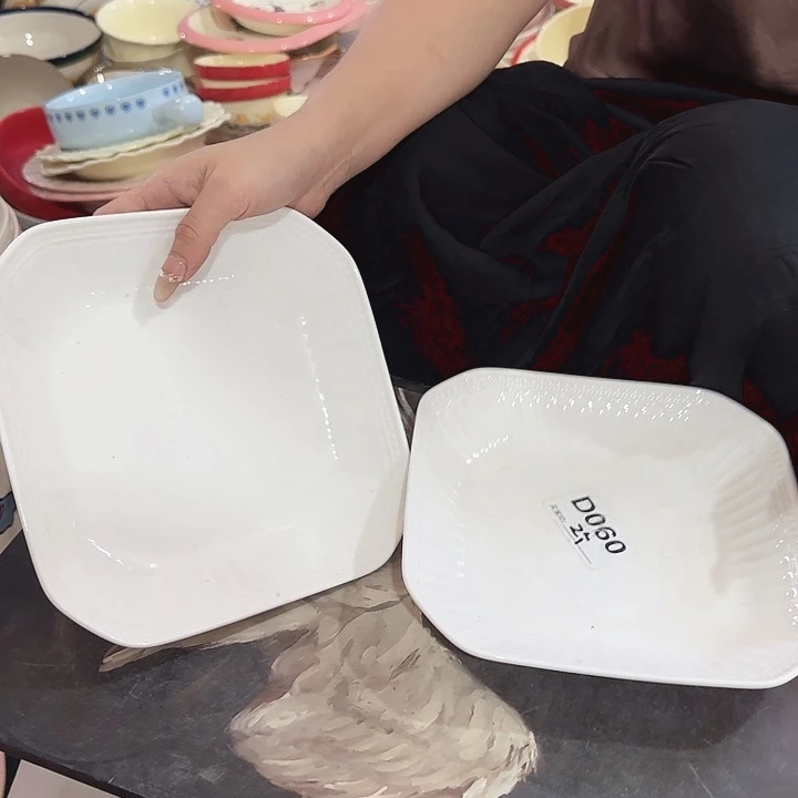 瓷片雅诚德正方盘两个