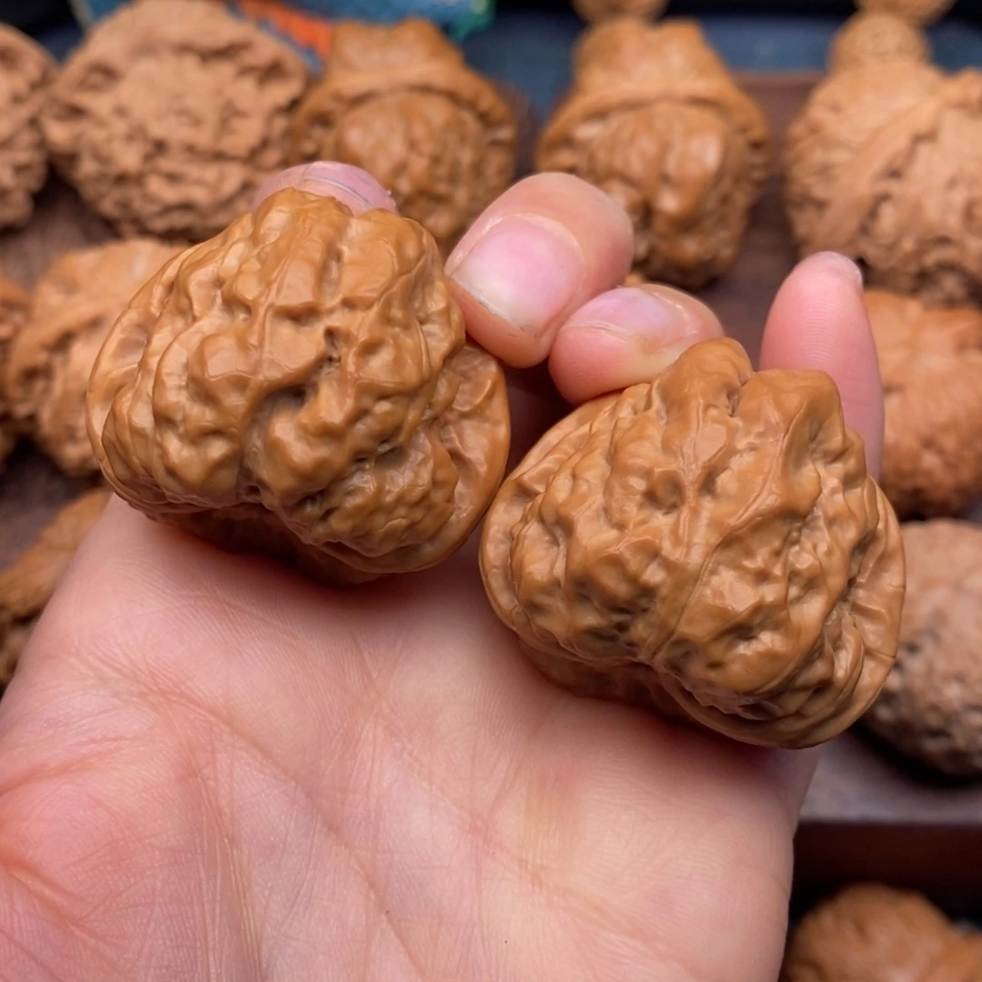 文玩核桃把件37水晶蜡皮肌肉蛙