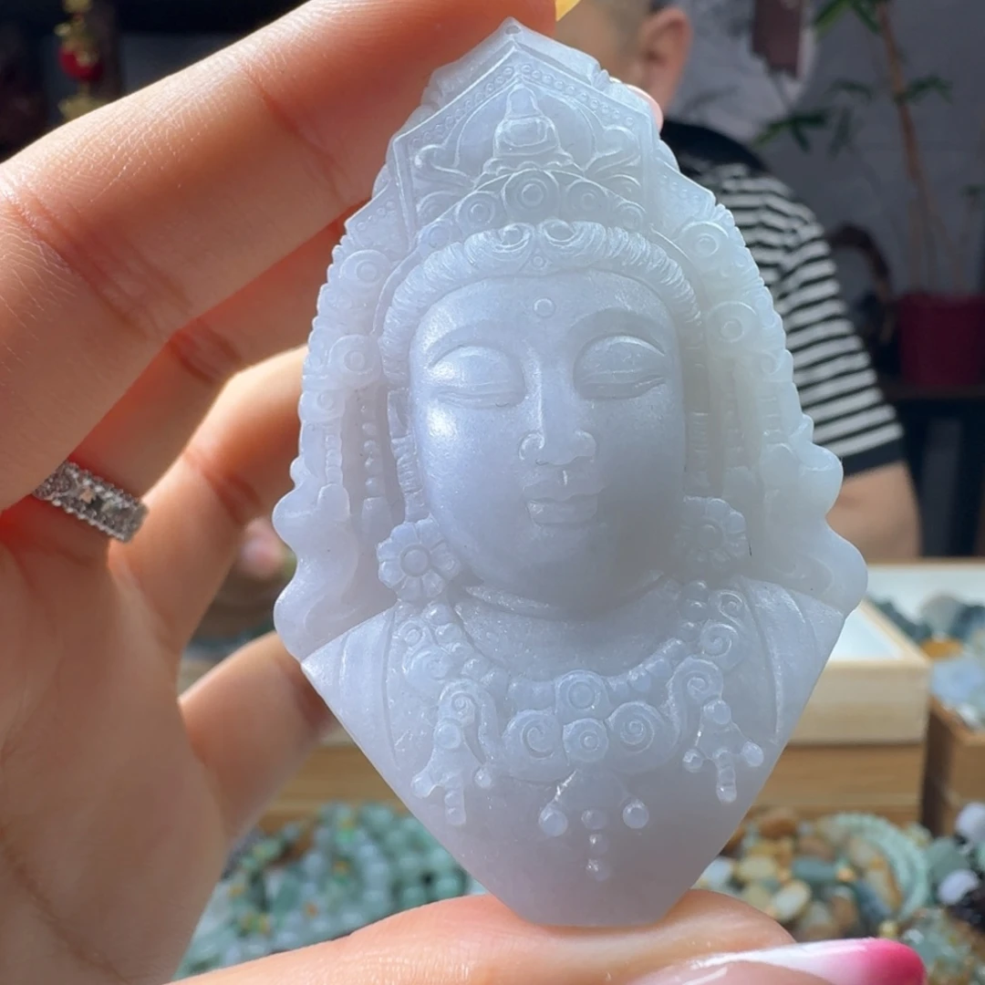 定制翡翠未镶嵌观音