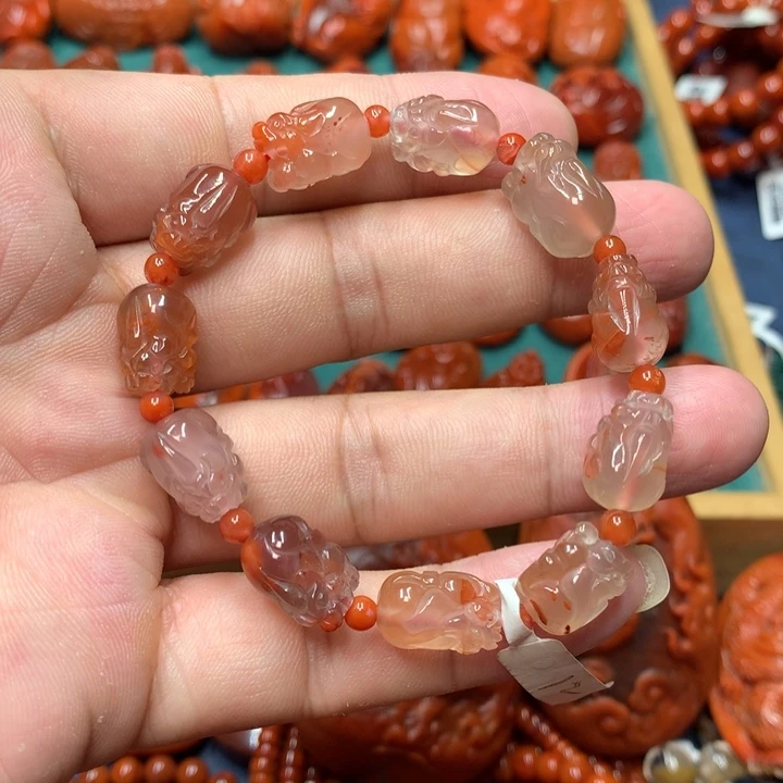 未镶嵌手串南红玛瑙