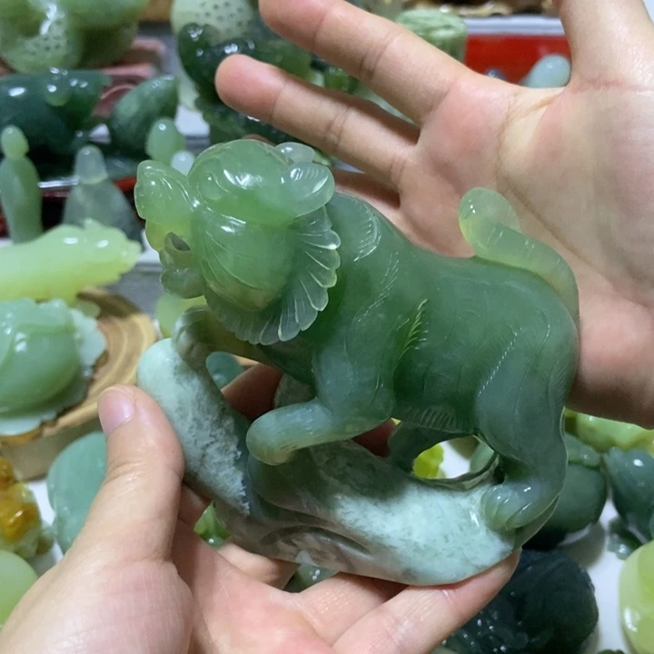 【闪购商品】蛇纹石玉把件未镶嵌旺***圳