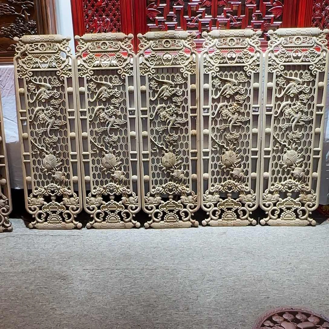 御***店香樟木东阳仿古木雕装饰