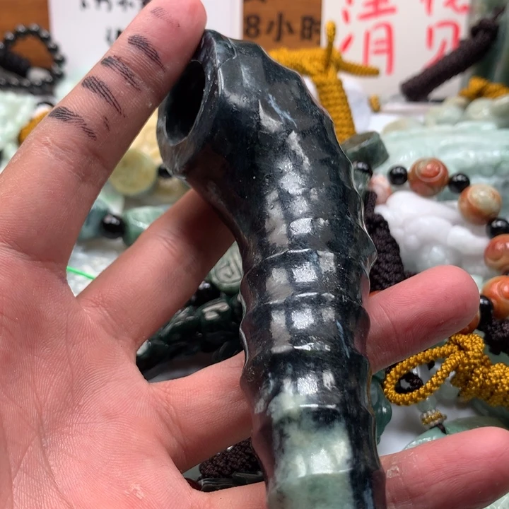翡翠未镶嵌颈饰保真天然a货翡翠