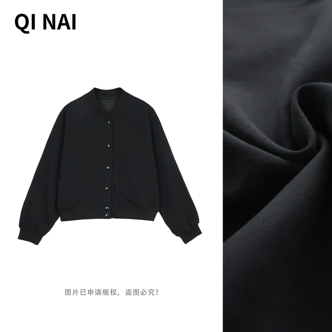 七奈推荐【星然】春季韩版宽松百搭棒球服外套 QN12269