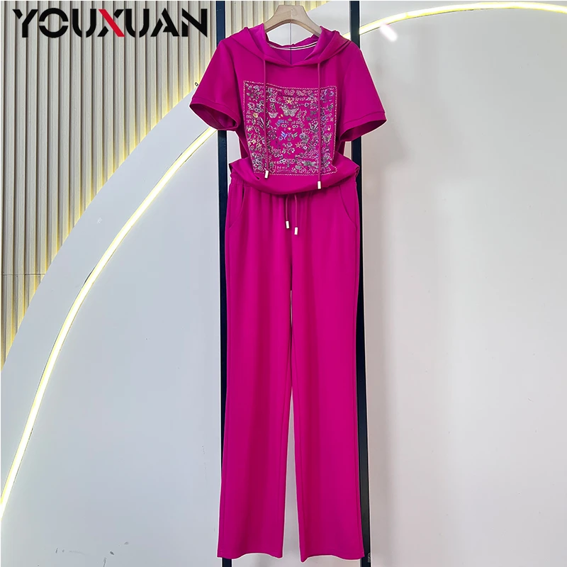 【高定新款】2025夏季新品女装显瘦百搭韩版时尚休闲短袖套装89293