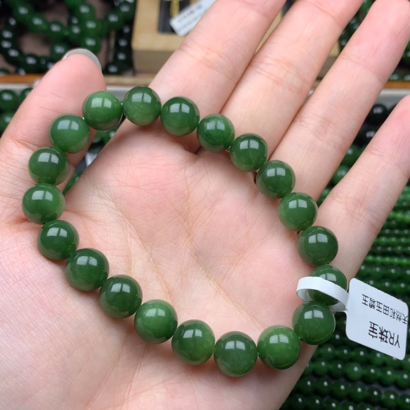 【闪购商品】未镶嵌手串和田玉（碧玉）10m清货