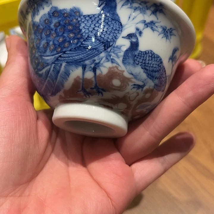 N**o沐月山房原矿青花釉里红