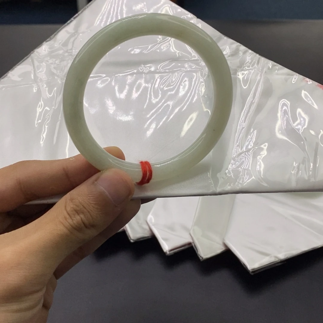 翡翠未镶嵌手镯翡翠手镯圆条57.3