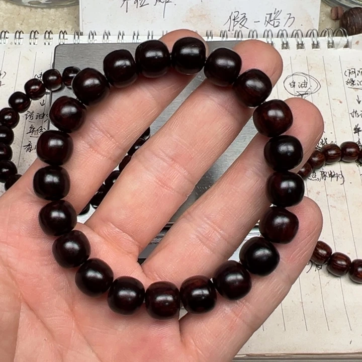 降真香手串/手链海南红降0910老型树头玉化