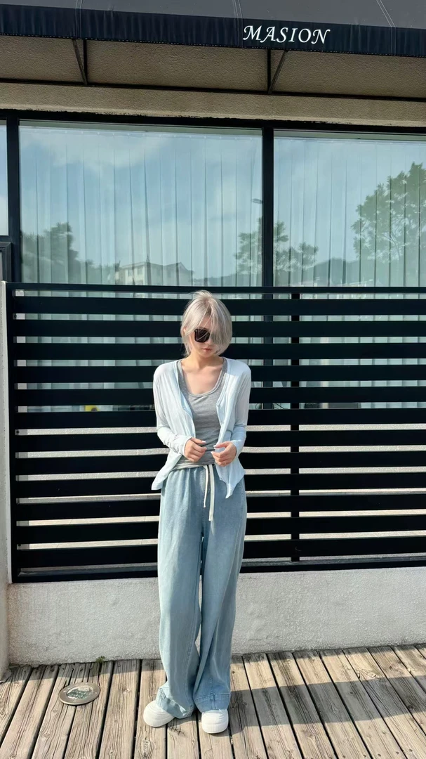 CJ醋酸天丝羊毛垂感软糯小开衫