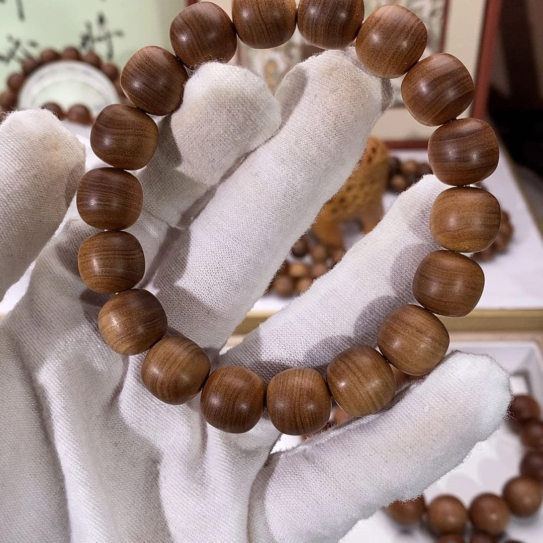 @***天檀香木手串/手链横纹黑肉1112虎皮福利