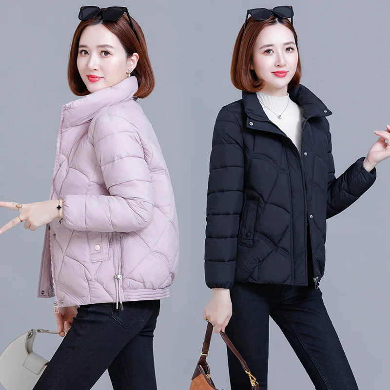 洋气妈妈短款棉衣女新款冬季棉服加厚保暖时尚百搭棉衣外套