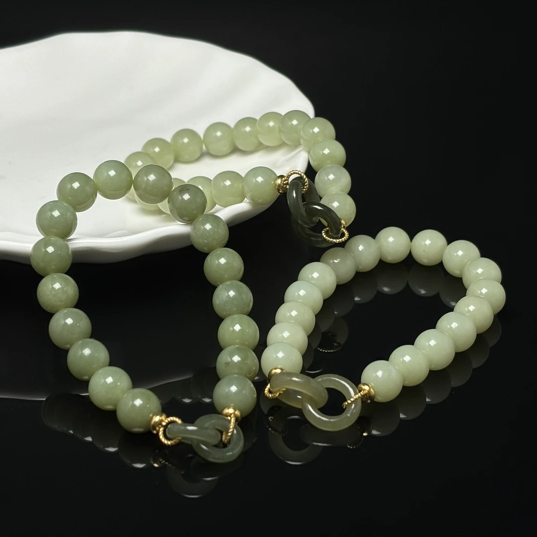 【老郑家】和田玉DIY手串  约10mm（多样性发一件）1105