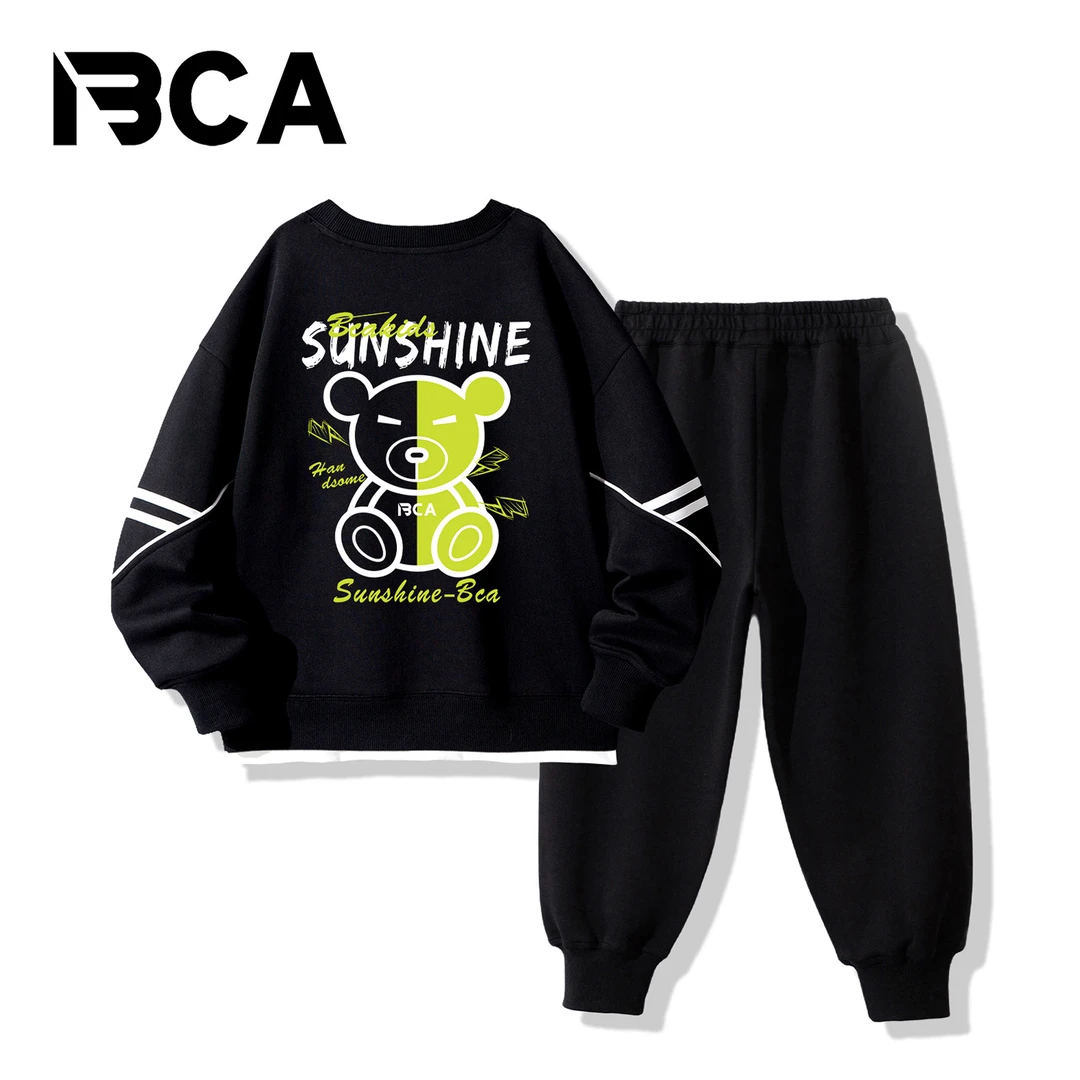 BCA中大童青少年男童潮酷穿搭春秋套装（S-002+TU-63+GN-3）
