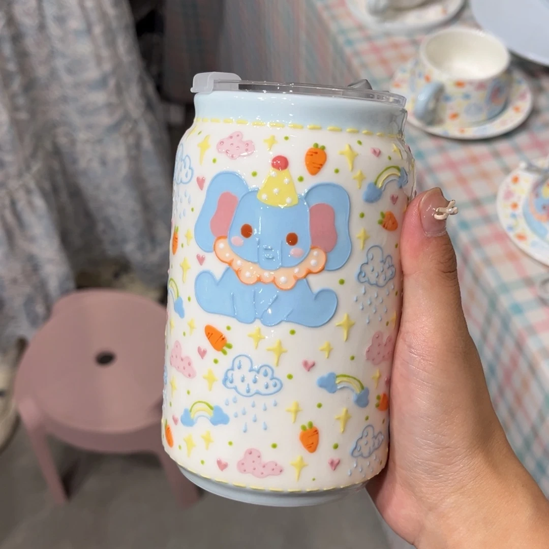 瓷片红****不预定小的换大的器型大象画面