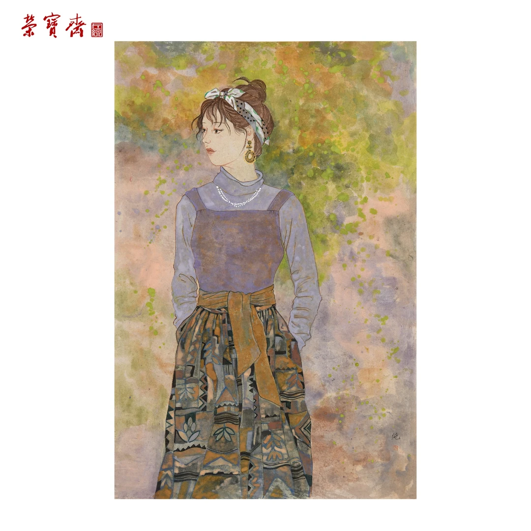 早6（F37341）《芬芳系列》书画 纸本88.5*58cm