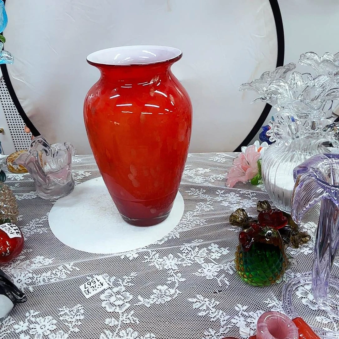 不完美琉璃花瓶花器艺术品
