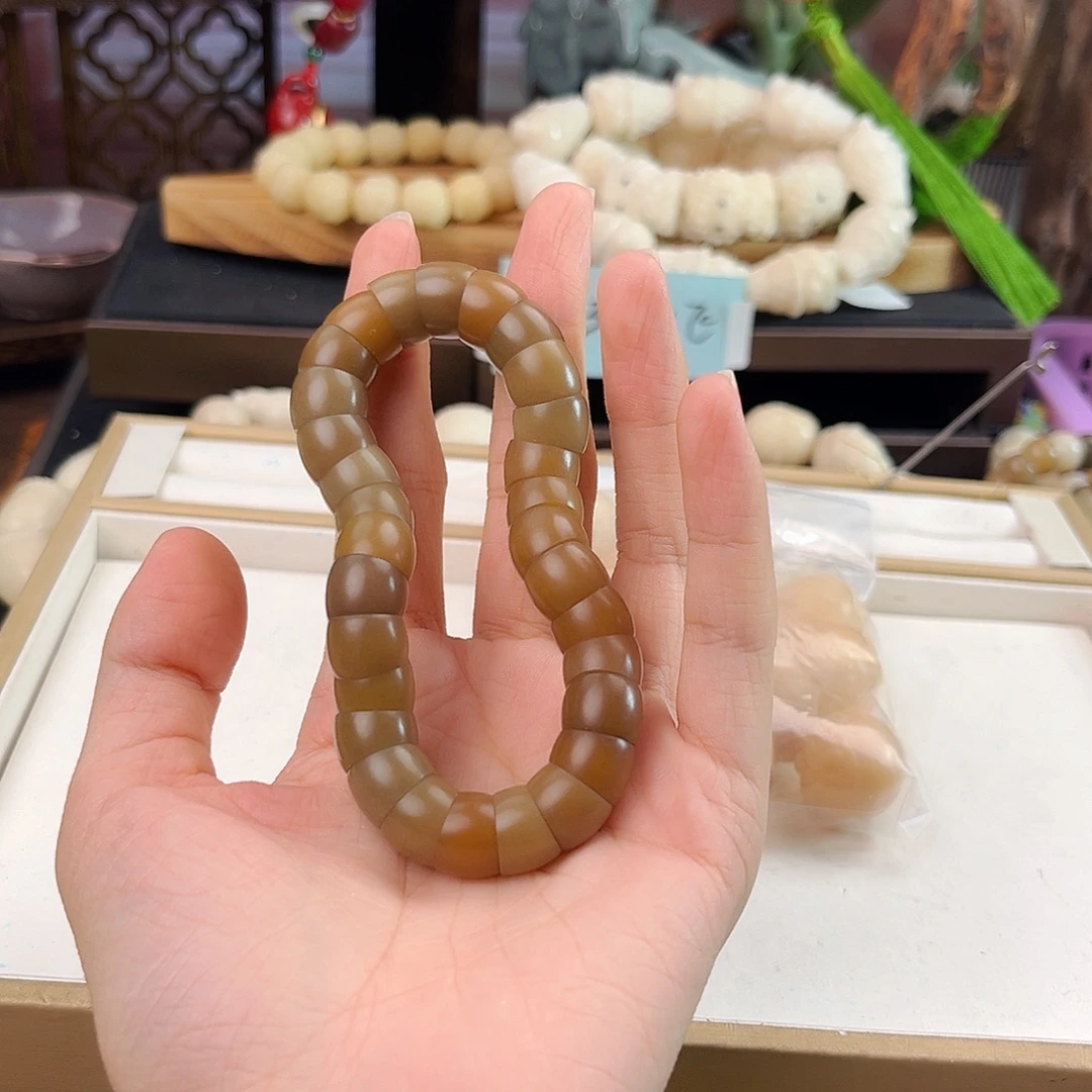 开***悟菩提根/象牙果手串开悟