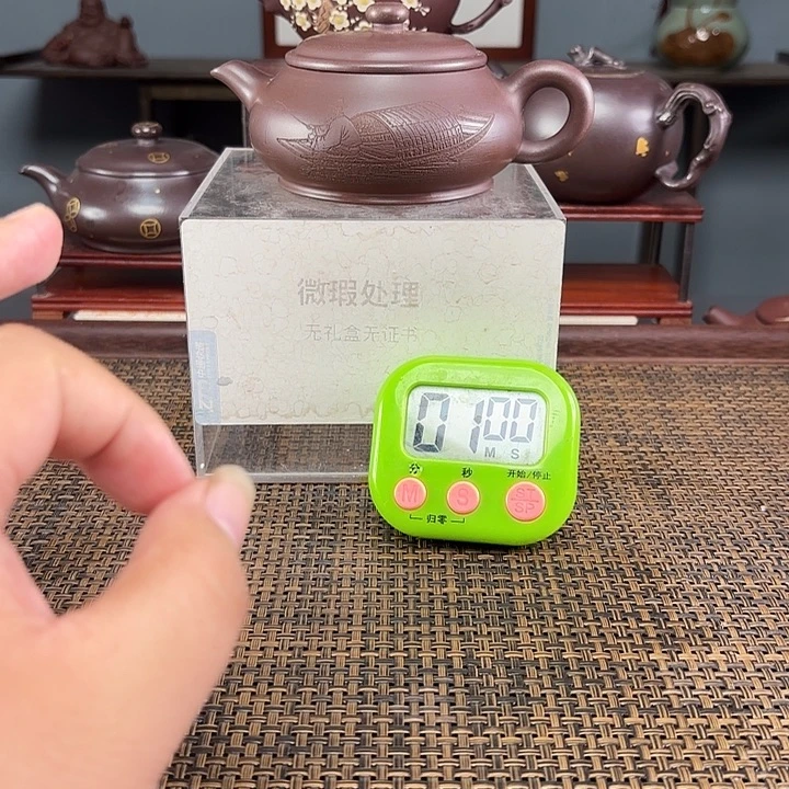 灯***）茶壶紫砂宜兴原矿泥料手工紫砂壶