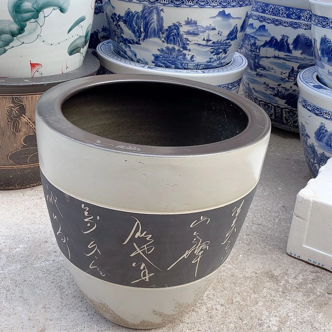 景德镇陶瓷鱼缸景德镇陶瓷鱼缸
