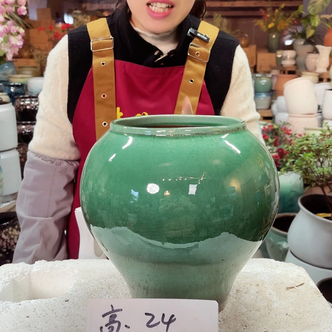 紫砂花盆高度24口径16