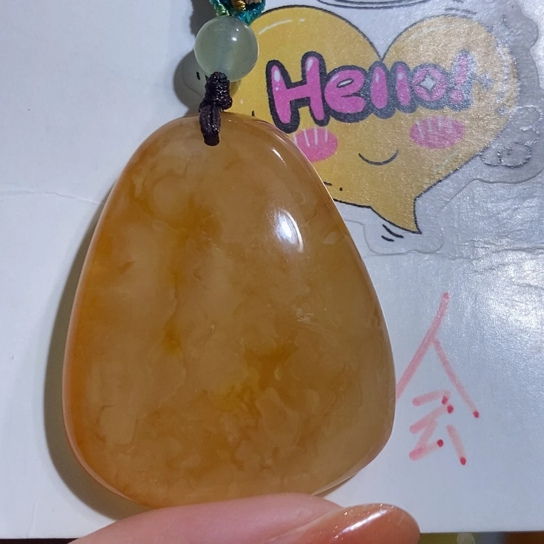 定制琥珀未镶嵌蜜蜡吊坠