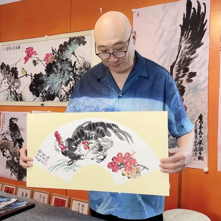 国画张圣敏先生纯手绘作品