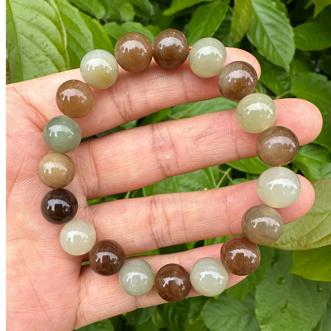 和田玉楼兰手串卡10(多样性发其一)